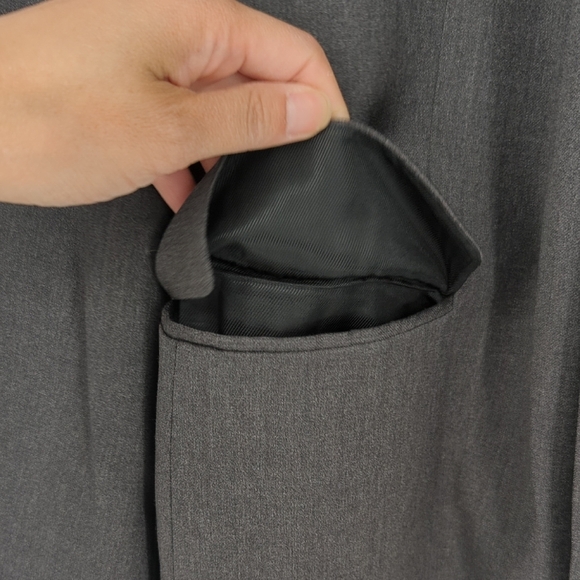 19930 Men's Banana Republic Modern Wool Blazer Gray size 38R preppy Business - Picture 6 of 10
